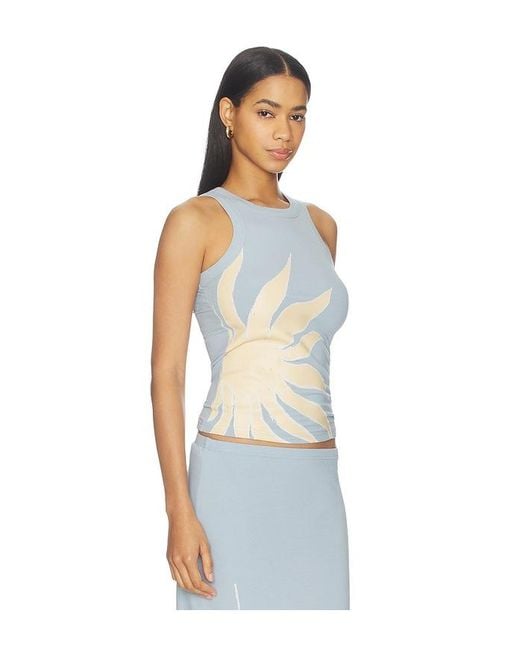 Never Fully Dressed Blue Ice Sol Rib Tank