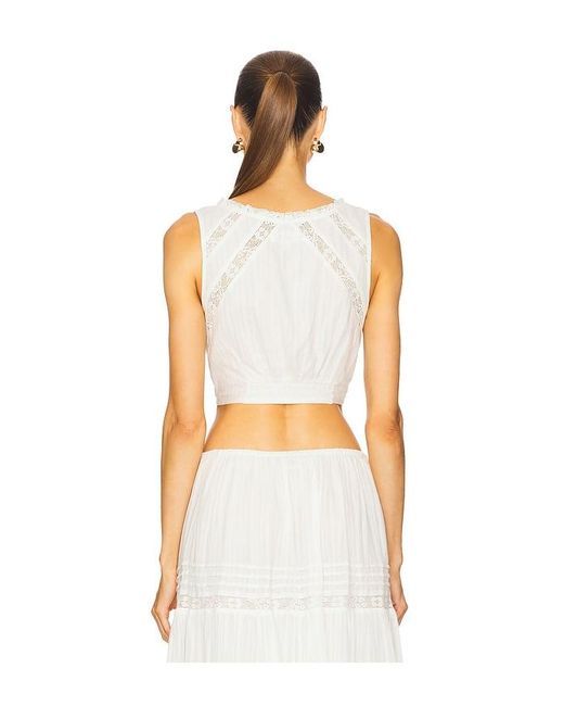 LSPACE White Reia Top