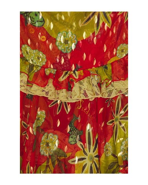 Siedres Orange Rosa Top