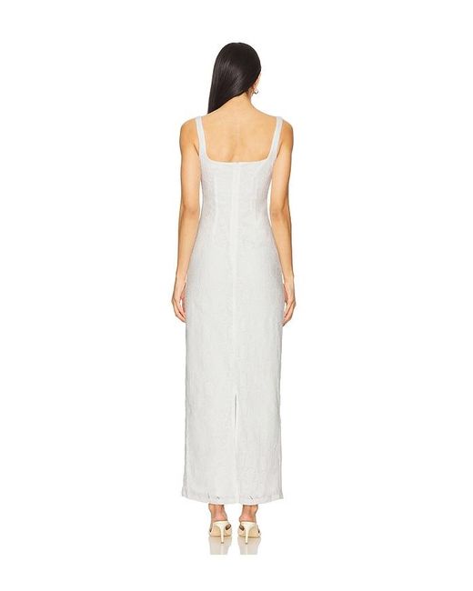 MORE TO COME White Lainey Maxi Dress
