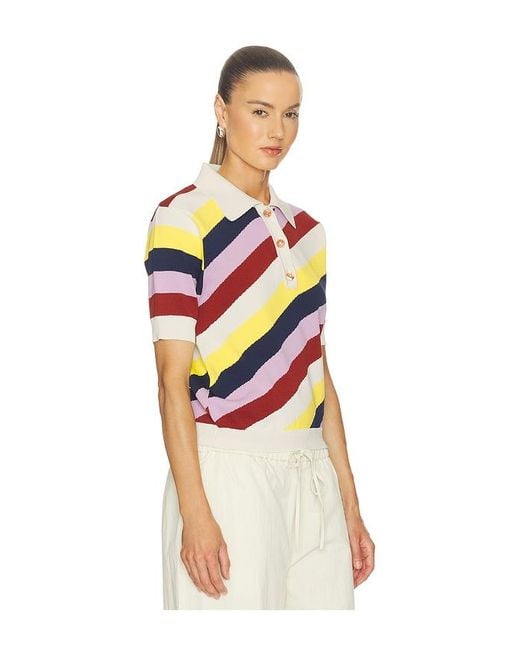 Essentiel Antwerp Red Jollow Jacquard Polo