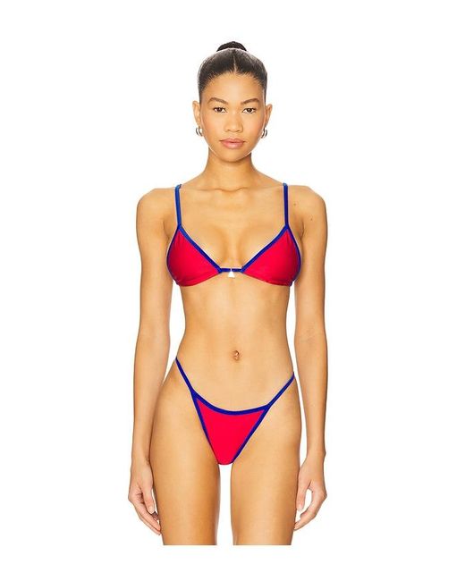 FAE Red Lumi Bikini Top
