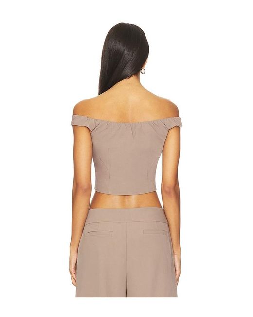 SOVERE Gray Kennedy Top