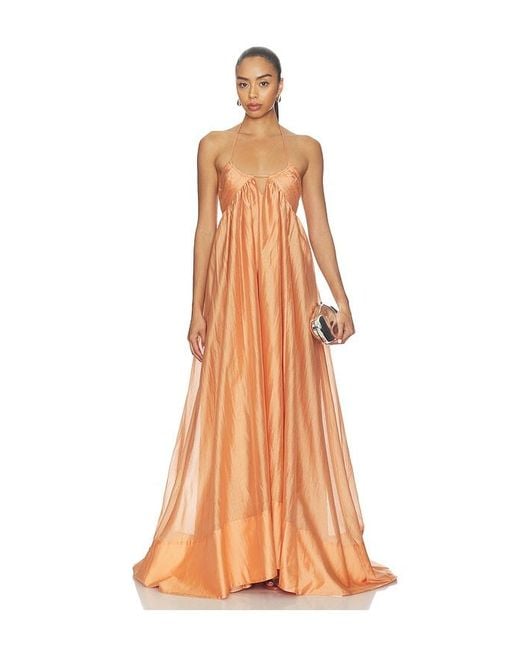 Camila Coelho Natural Anastacia Maxi Dress