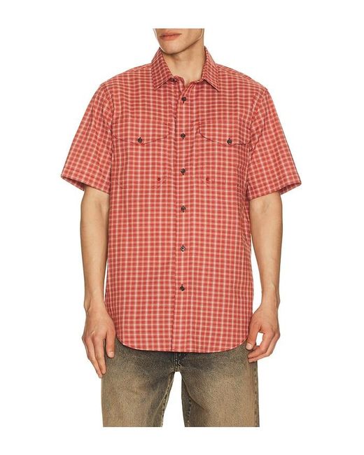 Filson Multicolor Twin Lakes Short Sleeve Sport Shirt for men