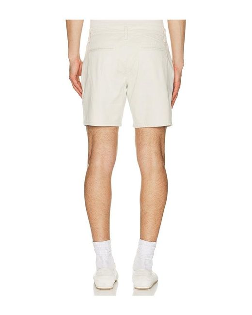 Rag & Bone White Standard Chino Shorts for men