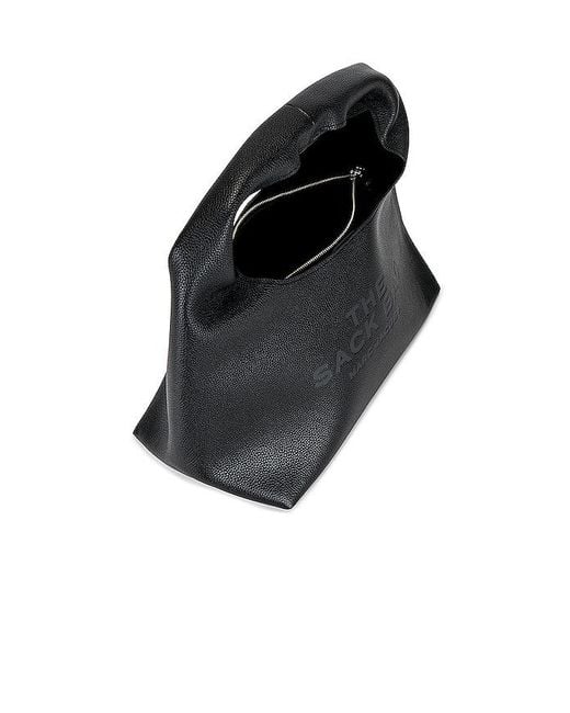 Marc Jacobs Black The Sack Medium Grained Leather Tote