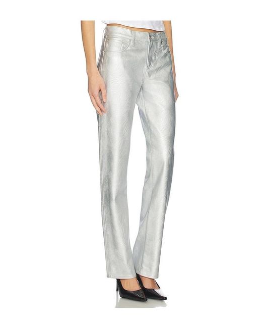 Agolde Metallic Low Rise Slim Pants