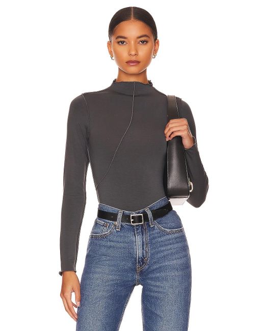The Line By K Zane Top In Gray Lyst