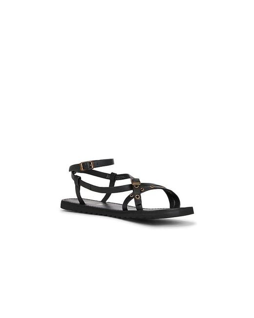 AllSaints Black Tyla Eyelet Sandal