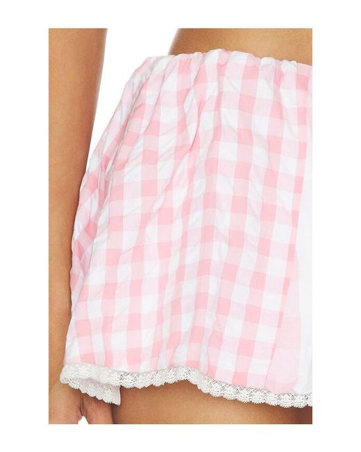 LoveShackFancy White Jonie Skort