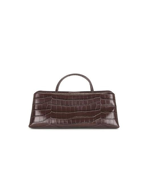 VERAFIED Brown X Revolve X Revolve Croc ?Clair Clutch Shoulder