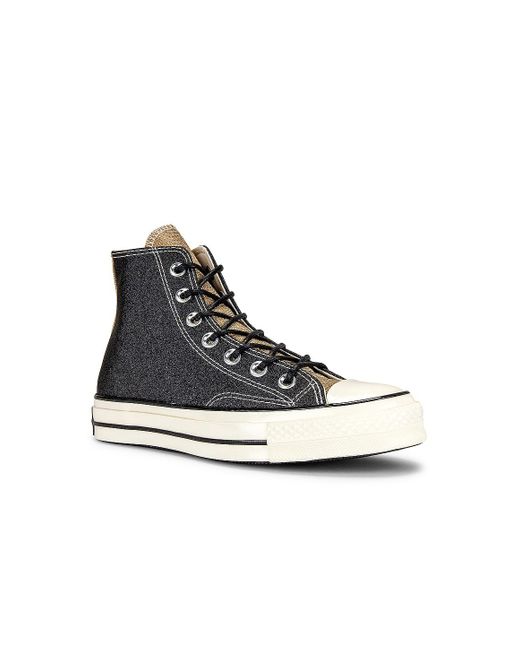 Converse Canvas Chuck 70 Glitter Sneaker in Black - Lyst