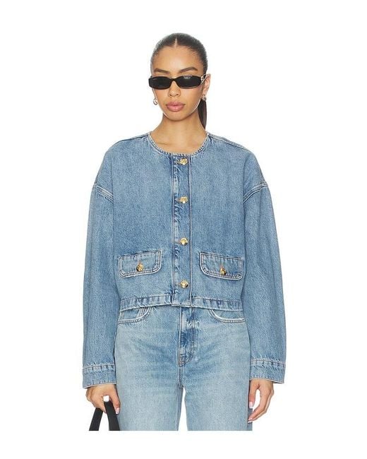 Anine Bing Blue Blanche Jacket