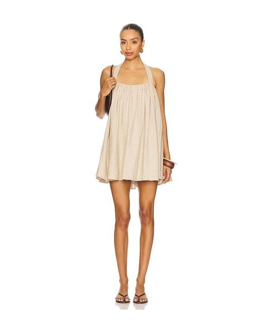 House of Harlow 1960 Natural X Revolve Kayla Mini Dress