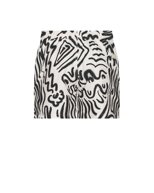 Oas Black Aerosol Swim Shorts for men