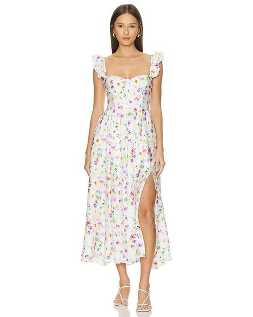 Astr White Wedelia Dress