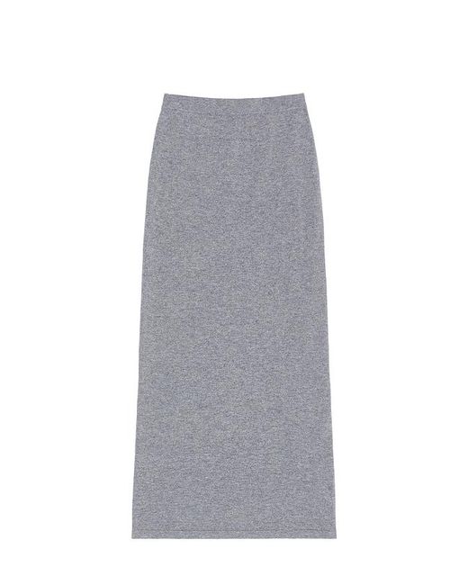 SRG Gray Mattie Knit Maxi Skirt
