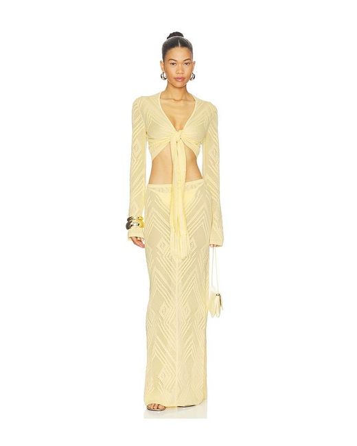 Devon Windsor Yellow Vie Skirt