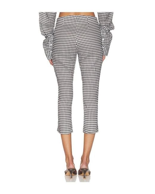 AEXAE Gray X Revolve Linen Capri Pant