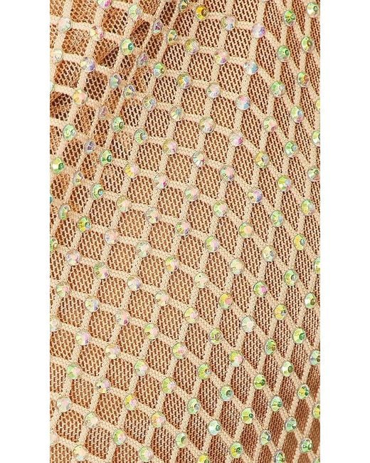 Bardot Natural Elliptical Mini Dress