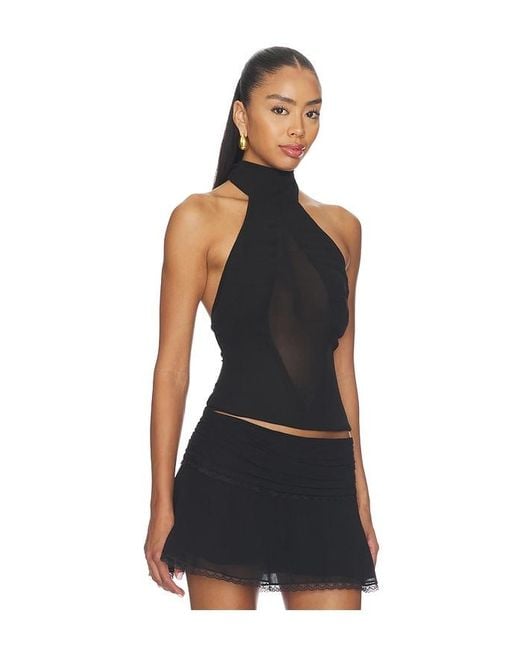 GUIZIO Black Koemi Top