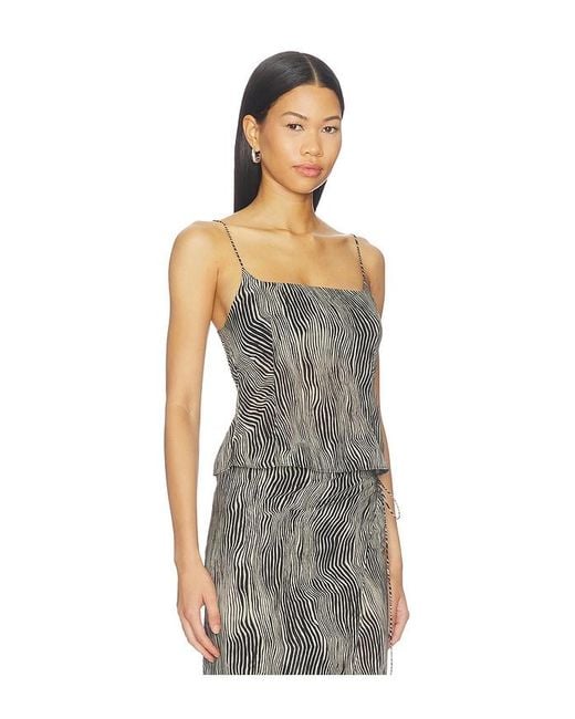 St. Agni Multicolor Savannah Silk Cami Top