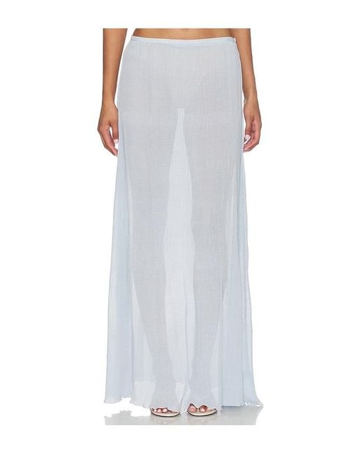 Lioness White Ford Maxi Skirt