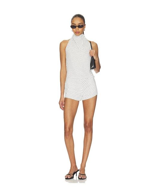 Nakedvice White The Harper Spot Short