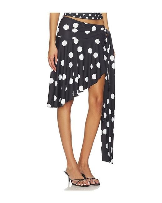 Lioness Black Safari Midi Skirt