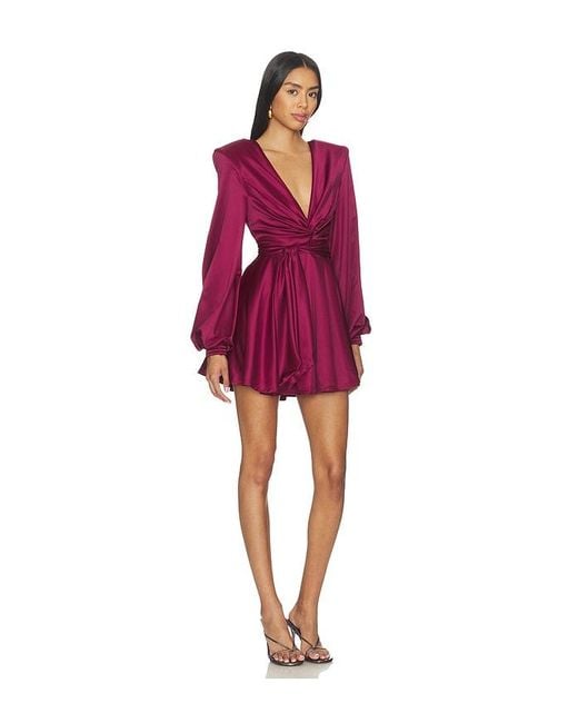 Zhivago Red The Fading Hour Mini Dress
