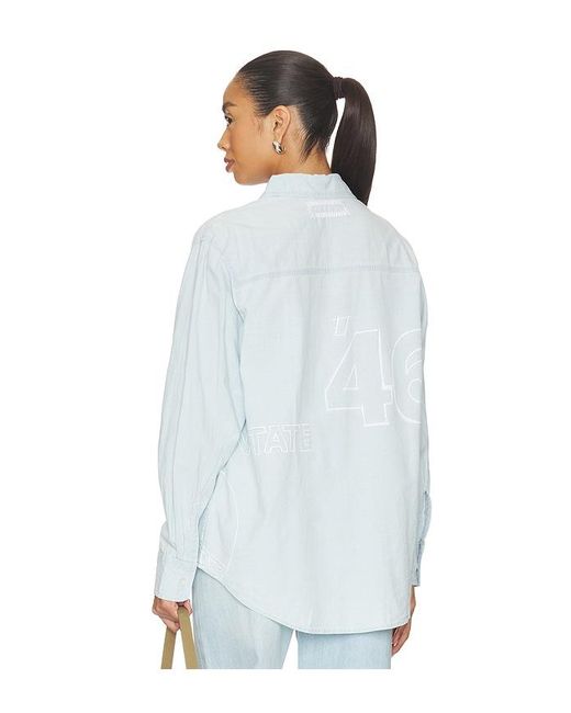DANNIJOPRO White The Doodle Sports Oxford Top