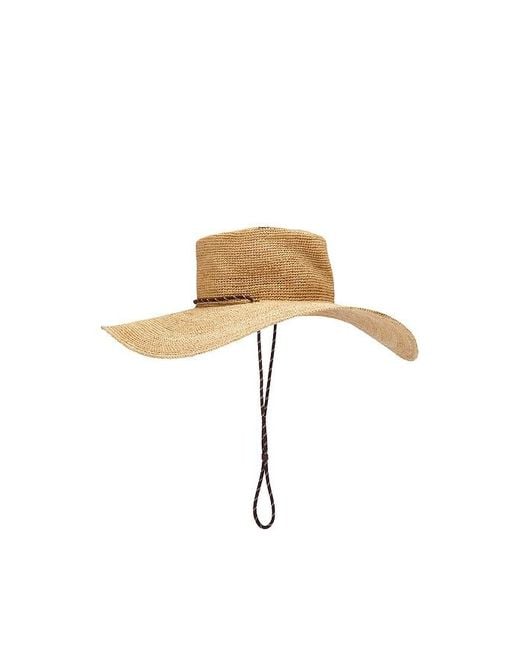 Rag & Bone Natural Strohhut Frankie