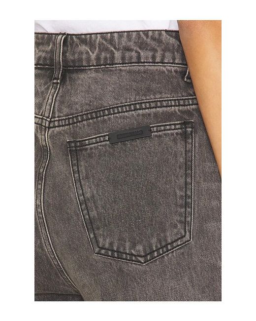 Fear Of God Gray High Waisted Fitted Leg Jeans