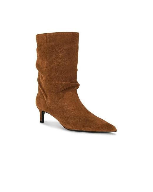 Black Suede Studio Brown Boot Marty 50
