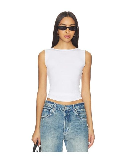 EB DENIM Blue South Beverly Tank Top