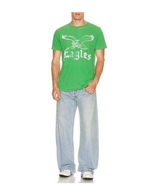 Junk Food Green Eagles City Edition Vintage Tee for men