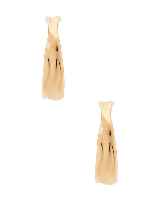 Ettika Metallic Liquid Luxe Hoop Earrings