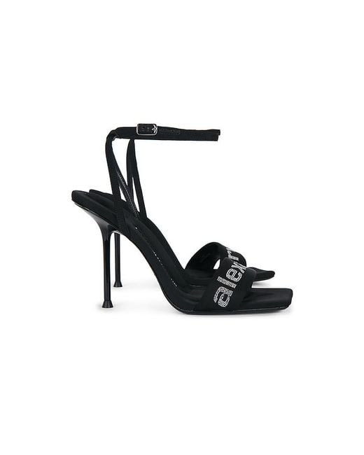 Alexander Wang Black Julie Billboard 105Mm Sandal