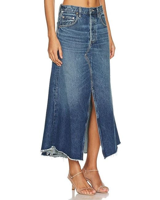 Citizens of Humanity Blue Mina Reworked Skirt