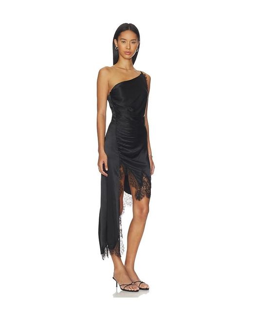 Bardot Black Rayner One Shoulder Dress