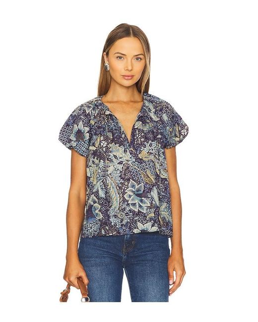 Ulla Johnson Issa スリーブレストップ Blue