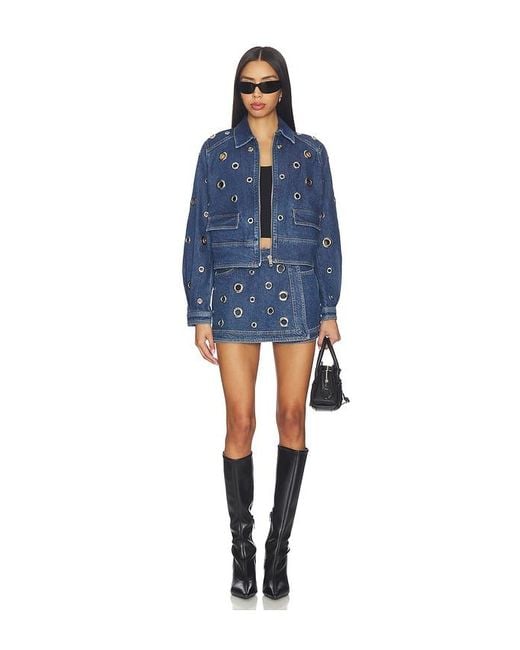 Cinq À Sept Blue Denim Harriet Jacket