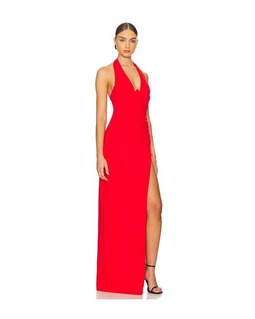 Nookie Red Cinema Halter Gown