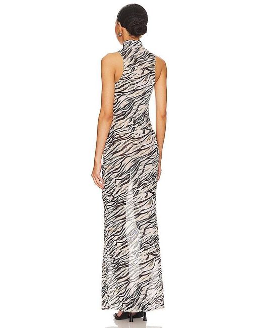 superdown White Angelika Sheer Dress