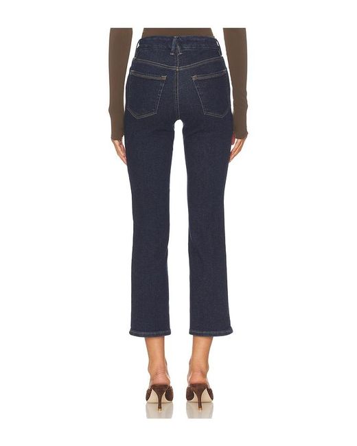GOOD AMERICAN Blue Good Legs Straight Jeans