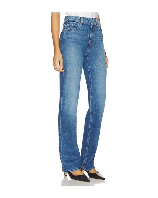 PAIGE Blue Stevie Straight Leg Jeans