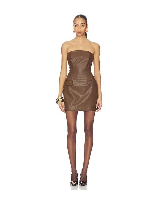 Nicholas Natural Rina Strapless Mini Dress