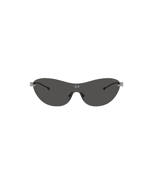 DIESEL Black Shield Sunglasses