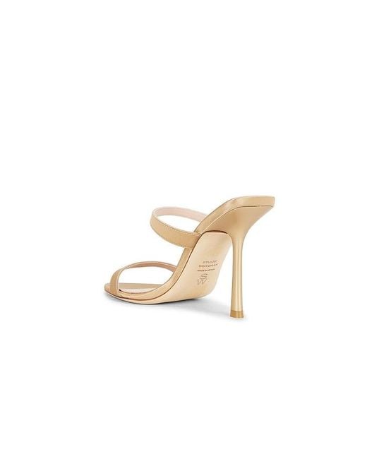 Stuart Weitzman White Lexington Slide 100 Sandal